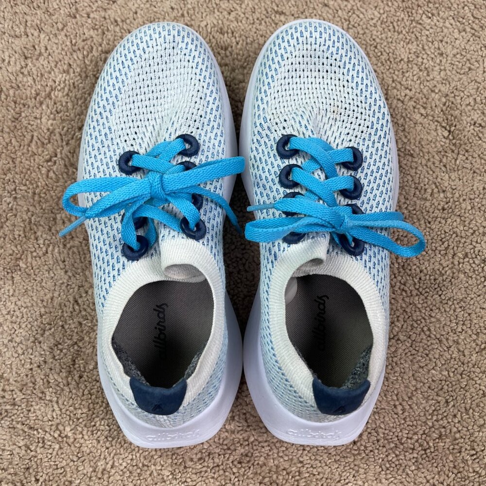 Allbirds Sneakers Womens 8 Blue Tree Dasher Casual Travel Lightweight Shoe - Picture 5 of 7